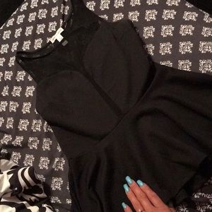 Black “going out” top